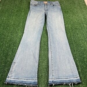 KUT FROM THE KLOTH Stella Jeans Women's 10 Light Wash High Rise Flare Stretch